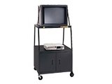 Bretford BBULC48-C4 UL Listed TV Cart with 2-Outlet Electrical Unit for 27-32
