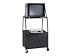 Bretford BBULC48-C4 UL Listed TV Cart with 2-Outlet Electrical Unit for 27-32 Televisons
