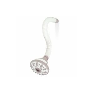 Premier Faucets Premier 6 Setting White Flexible Showerhead 192032