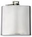 Stainless Steel 7oz Flask with faux leather "RIDE OR DIE" skull and snake design cover