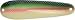 Lot of 4 Dymara #203 Laser Glow Fishing Lure Spoon 3.75 3/8oz Baitfish