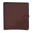 Prat Pampa Spiral Bound Presentation Book with Twenty 12.5" x 9.5" Polypropylene Archival Sheet Protectors, Cover Color: Dark Brown