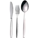 Kelso Cutlery Set 12 Table Knives, 12 Table Forks, 12 Desert Spoon Cutlery Dining Set Canteen