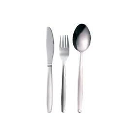 Kelso Cutlery Set 12 Table Knives, 12 Table Forks, 12 Desert Spoon Cutlery Dining Set Canteen