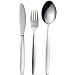 Kelso Cutlery Set 12 Table Knives, 12 Table Forks, 12 Desert Spoon Cutlery Dining Set Canteen