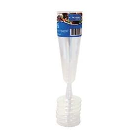 6 Disposable Champagne Flutes