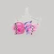 Tween Christmas Glitter BFF with Gem and Feather Plaque Ornament 5"