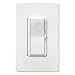 White Lutron Single Pole Preset Designer Dimmer