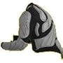 Crash Pads 6000 Upper Body Armor with Tail Shield