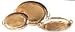 Old Dutch 15&iquest; x 11&iquest; Decor Copper Oval Tray w/Cast Brass Handle