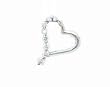 14k White Gold & Diamond Heart Journey Pendant (0.50ctw)