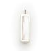 Sterling Silver White Mother of Pearl Inlayed Pendant