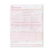 TOPS 50135R Cms-1500 Claim Forms With Sensor Bar, Laser Printer, 8-1/2 X 11, 250 Per Pack