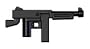BrickArms Exclusive 2 to 4 Inch Scale Figure Style LOOSE Weapon M1A1 .45 Cal SMG (Black)