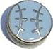 Clearly Charming Baseball Heart Locket Charm Athletic, Sports Theme