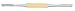 Miltex 21-380TC Tungsten Carbide Double-Ended Reverse Cutting Fomon Rasp, Flat, 1 Very Fine and #2 Fine Grit, 210 mm Length