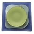 7" Seaglass Triangle Plate (Celadon)