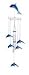 StealStreet SS-G-98674 Wind Chime Acrylic Dolphin Hanging Garden Porch Decoration Collection