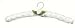 Dollhouse Miniature White Lace Ladies Hangers