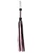 Suede & Faux Fur Fluffy Flog-Her - Black & Pink