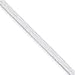 Sterling Silver 3mm Magic Herringbone Link Bracelet - 7 Inch