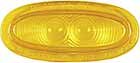 Imperial 80919 Oblong Replacement Lens 4-3/8"x1-5/8" - Yellow