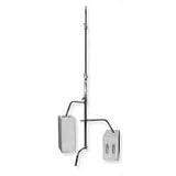 Matthews 40 Century Stand with Double Sliding Leg, Maximum Height 10.5', Supports 22 lbs., Chrome