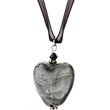 Review   / Black PUFFED HEART Stone Adjustable Choker Necklace