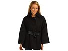 Steve Madden Cape Coat w/ Faux Leather Belt Women's Coat