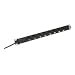 DIGITUS 48,3cm 19Zoll Steckdosenleiste Aluminium 8fach schwarz 16A 4000W inkl. Metallhalterung
