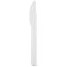 Dart K5BW 5" Length, White Color, Light Weight Polypropylene, Plastic Cutlery Bonus Knife (Case of 1,000)