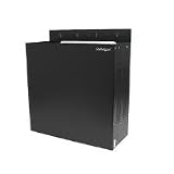 StarTech.com 4U 19-Inch Steel Horizontal Wall Mountable Server Rack RK419WALVO (Black)