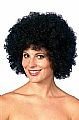 Fancy Dress Accessory Afro Wig Curly Ebony Black Ladies