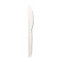 Medium Heavy Weight White Disposable Polypropylene Cutlery 7" Knife (KM21) Category: Knife -Heavy Weight