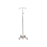 Brandt Deluxe Heavyweight I.V. Stand, Two Hooks