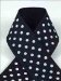 Schiff Ribbons 44501-5 7/8-Inch Grosgrain Fashion Polka Dot Ribbon, 10-Yard, Black/White
