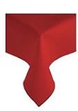 Red Micro Fibre Table Cloth 45X45 114cmX114cm