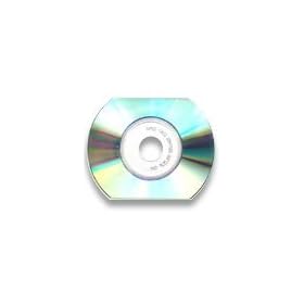 Ridata 24X Business Card Shiny-Silver Silver 5-Min CD-R's 1000-Pak Shrinkwrap & Vinyl Sleeves by 