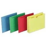 File Jackets, 2 Expansion, Letter, 50/BX, Red, Sold as 1 box