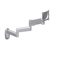 Height Adjustable Triple Arm Wall Monitor Mount for 10