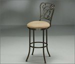 Vienna VN222 Swivel Bar Stool - Roletta Brown with Topanga Brown