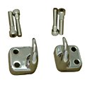 Jeep Wrangler Chrome Tow Hook Kit Front TJ 97-06, Unlimited 04-06