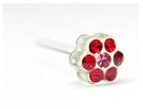 Blomdahl Medical Plastic Daisy - Ruby / Rose, 5mm - B000MUXHH6