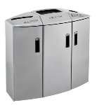 IMAGE OF Rubbermaid 3486041 Element Paper/Trash/Cans & Bottles Recycling Container