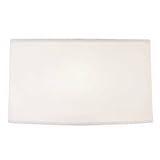 Review   / Large White Oval Linen Shade from Destination Lighting