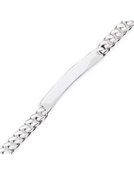 Sterling Silver Curb ID Bracelet - 8 Inch