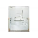 Sterling Acclaim Bath/Shower Unit 60 x 30 x 72 ADA Right Drain Three Walls Grab Bars 71090125-0