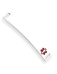Sterling Silver Medical ID Plate