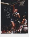Dan Issel Autographed/Hand Signed Nuggets 8x10 Photo with HOF 93 (Pose 1)