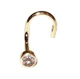 Search : 2.5mm Genuine Diamond Nose Ring - Most Flat To Skin Fit